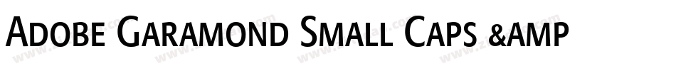 Adobe Garamond Small Caps & Oldstyle Figures字体转换